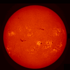 Image of Sun's chromosphere