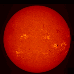 Image of Sun's chromosphere