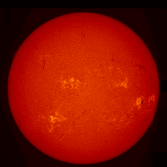 Image of Sun's chromosphere