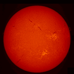 Image of Sun's chromosphere