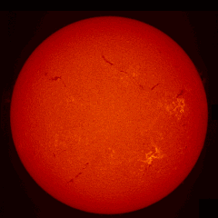 Image of Sun's chromosphere