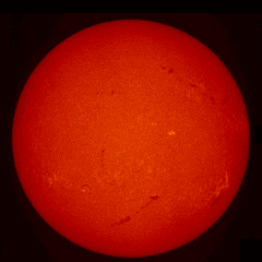 Image of Sun's chromosphere