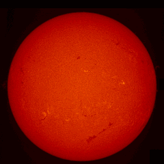 Image of Sun's chromosphere