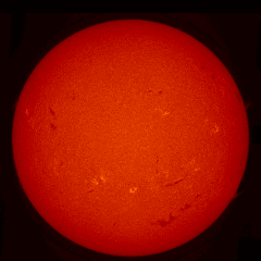 Image of Sun's chromosphere