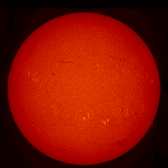 Image of Sun's chromosphere