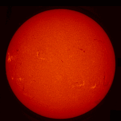 Image of Sun's chromosphere