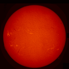 Image of Sun's chromosphere