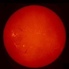 Image of Sun's chromosphere