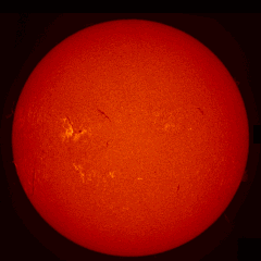 Image of Sun's chromosphere