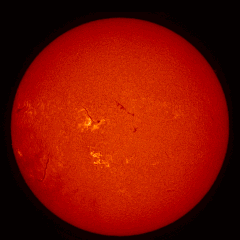 Image of Sun's chromosphere