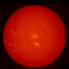 Image of Sun's chromosphere