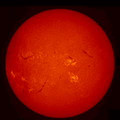 Image of Sun's chromosphere