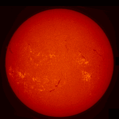 Image of Sun's chromosphere