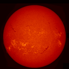 Image of Sun's chromosphere