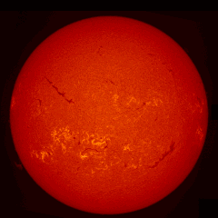 Image of Sun's chromosphere