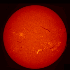 Image of Sun's chromosphere