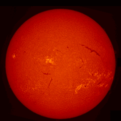 Image of Sun's chromosphere