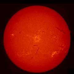 Image of Sun's chromosphere