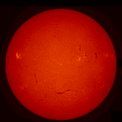 Image of Sun's chromosphere