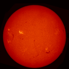 Image of Sun's chromosphere