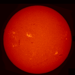 Image of Sun's chromosphere