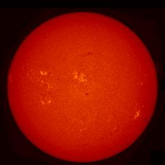 Image of Sun's chromosphere