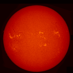 Image of Sun's chromosphere