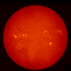 Image of Sun's chromosphere