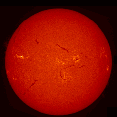 Image of Sun's chromosphere