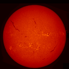 Image of Sun's chromosphere