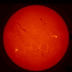 Image of Sun's chromosphere