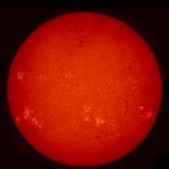 Image of Sun's chromosphere