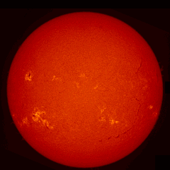 Image of Sun's chromosphere