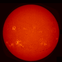 Image of Sun's chromosphere