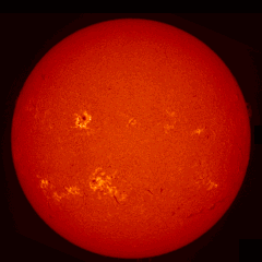 Image of Sun's chromosphere