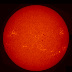 Image of Sun's chromosphere