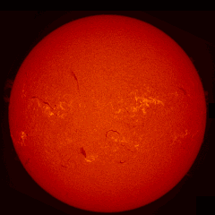 Image of Sun's chromosphere