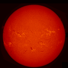 Image of Sun's chromosphere