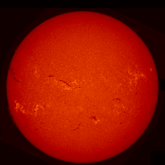 Image of Sun's chromosphere