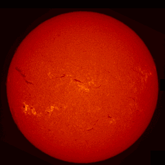 Image of Sun's chromosphere