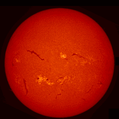 Image of Sun's chromosphere