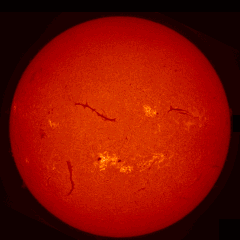 Image of Sun's chromosphere