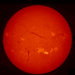 Image of Sun's chromosphere