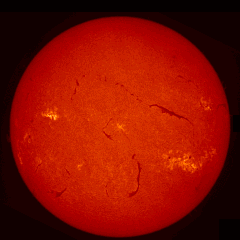 Image of Sun's chromosphere