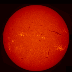 Image of Sun's chromosphere