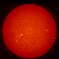 Image of Sun's chromosphere