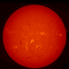 Image of Sun's chromosphere