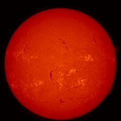 Image of Sun's chromosphere