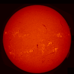 Image of Sun's chromosphere