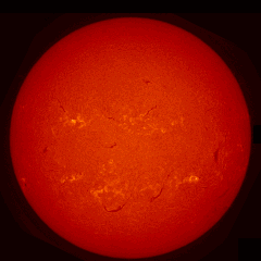 Image of Sun's chromosphere